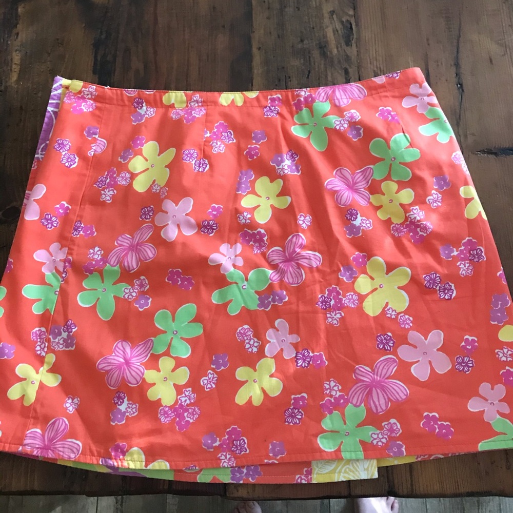 Lily pulitzer wrap skirt